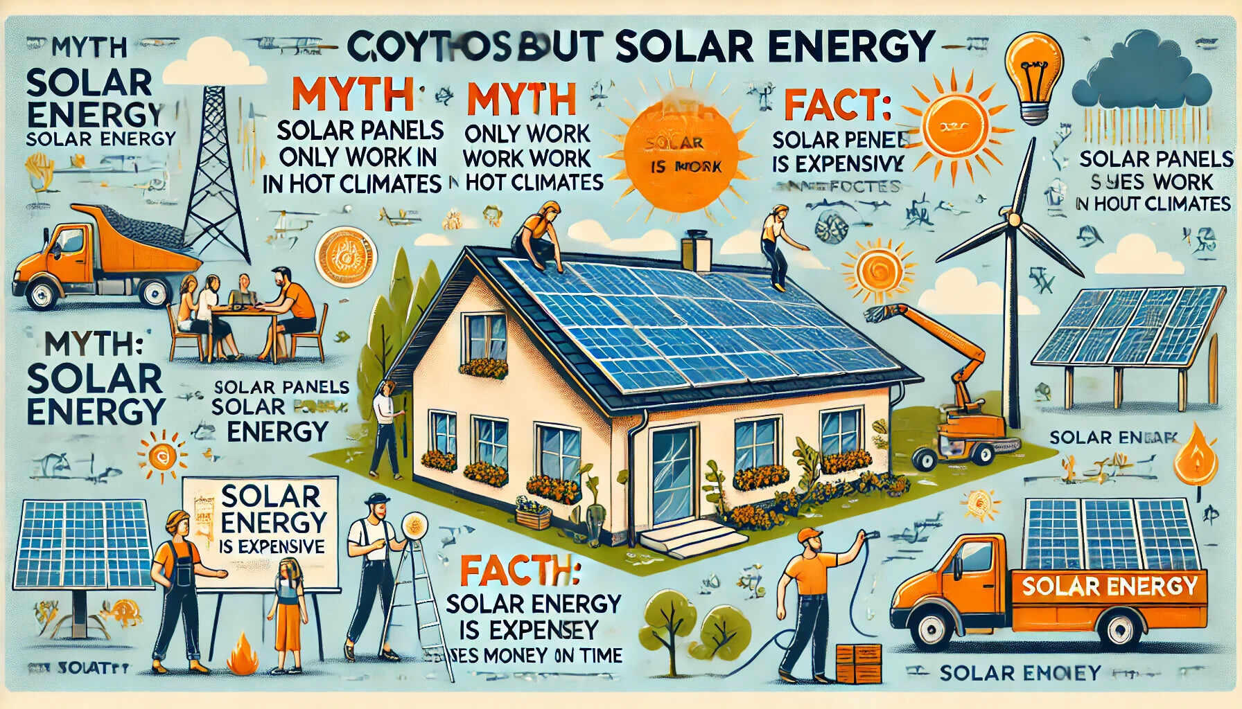 Mythen und Fakten über Solarenergie SolarLuxEnergy | Dein Onlineshop für Photovoltaik