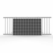 SolarLux Balkonkraftwerk Gitterzaun