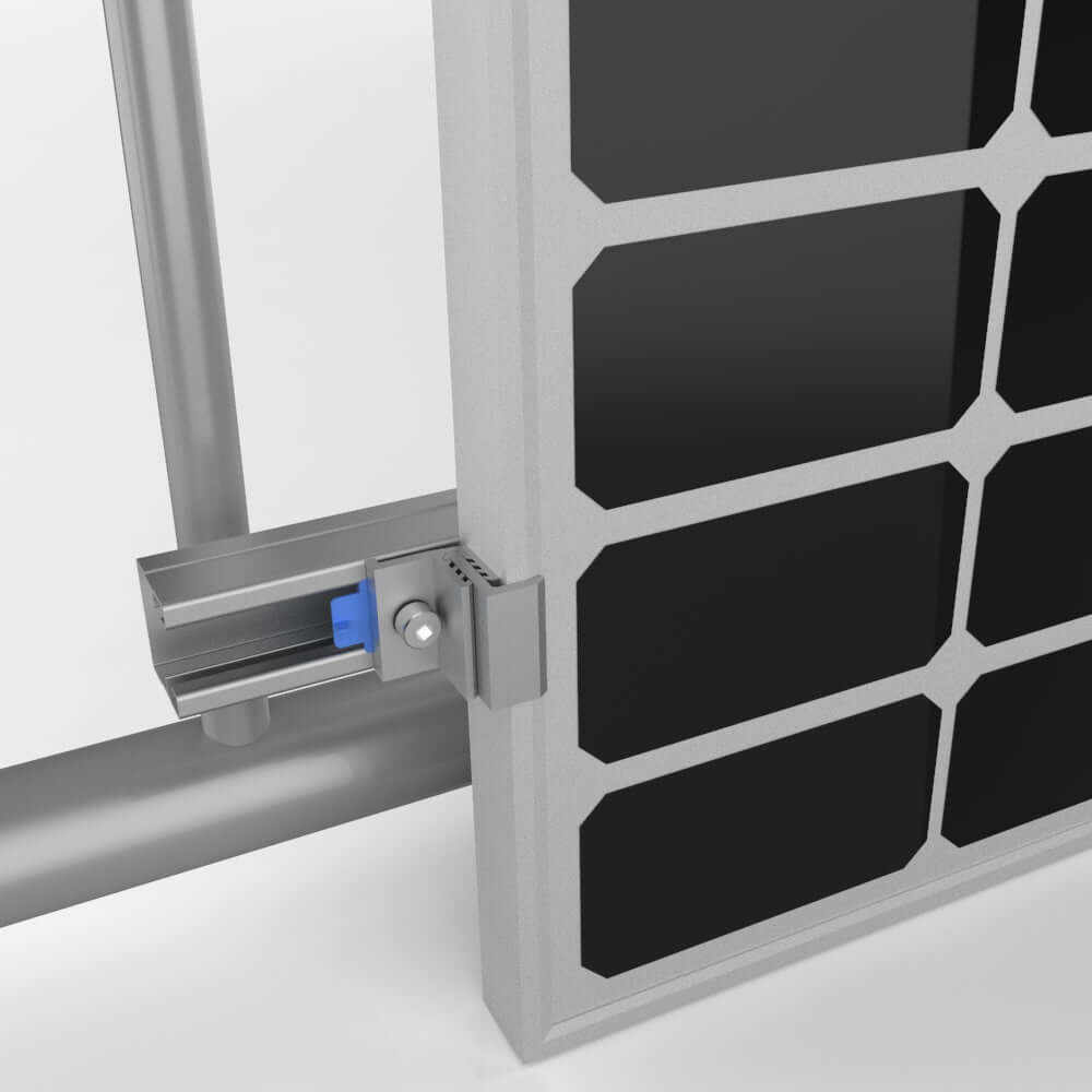 SolarLux Balkonkraftwerk Gitterzaun