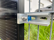 SolarLux Balkonkraftwerk Gitterzaun