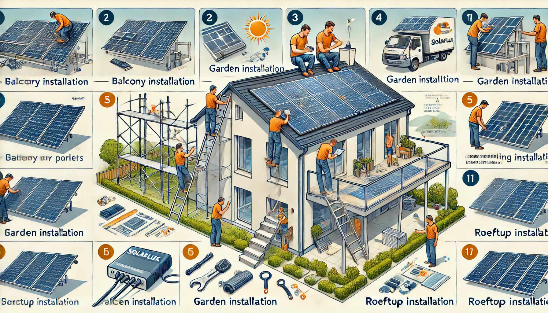 Montage und Installationsanleitungen SolarLuxEnergy | Dein Onlineshop für Photovoltaik 
