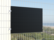 SolarLuxEnergy Balkonkraftwerk Komplettpaket für Zaunmontage