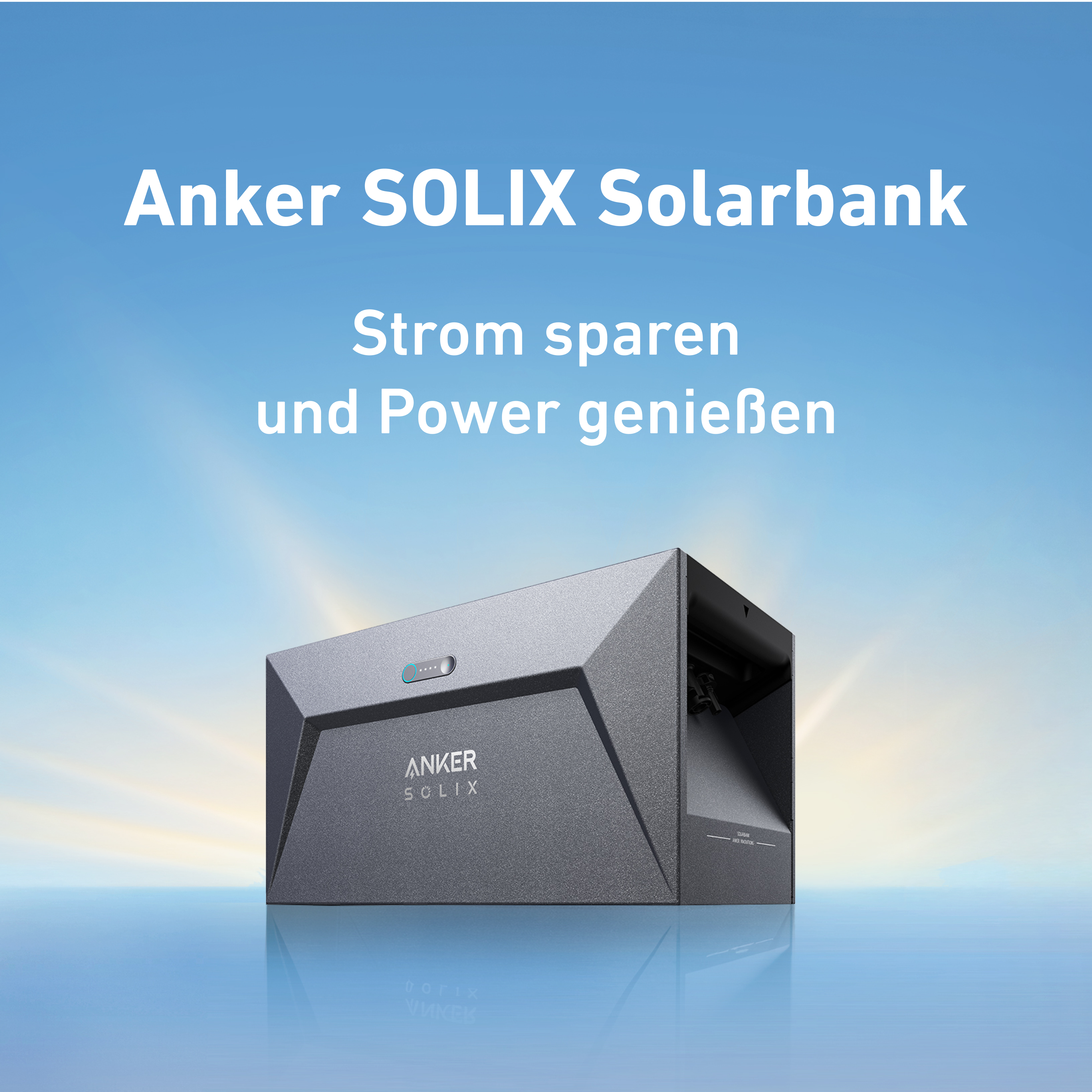 Anker Solix Solarbank E1600 mit APSystems EZ1-M Microwechselrichter (800W) inkl. 5m Netzanschlusskabel