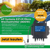 APsystems EZ1-M Micro-Wechselrichter (800W) mit BC01-Anschluss