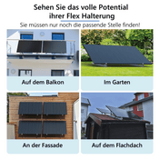 SolarLux Balkonkraftwerk Solo Komplettpaket (440W) - SolarLuxEnergy | Dein Onlineshop für Photovoltaik 