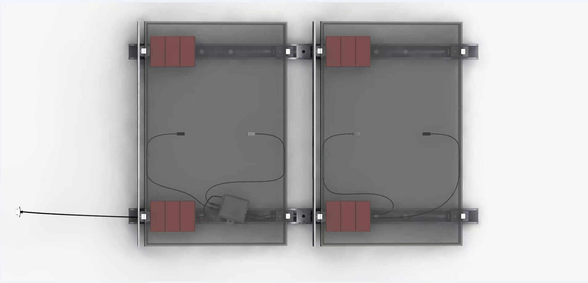 BodenDie Flachdachhalterung bietet die ideale Lösung für die Montage von Photovoltaikmodulen auf Flachdächern und im Freien. Sie ist ohne Verschraubung mit dem Dach