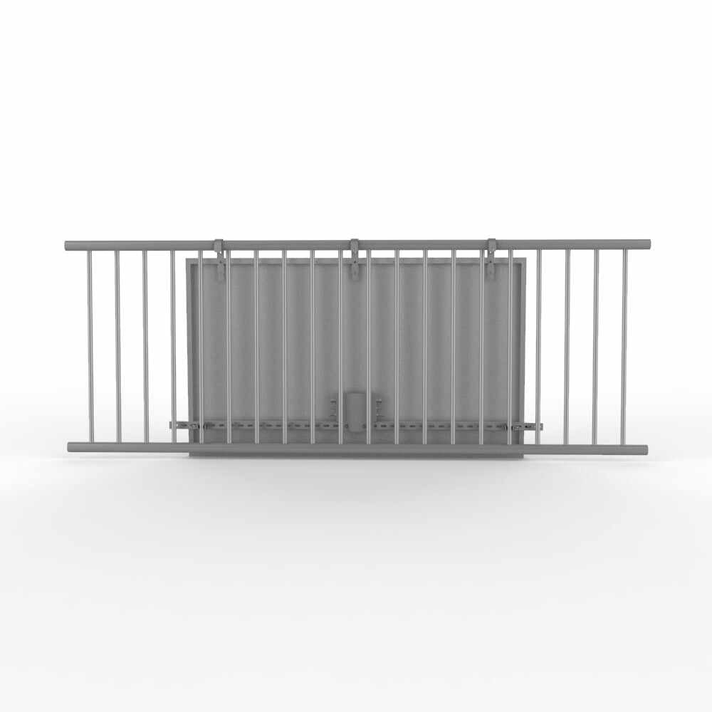 Plutus Solarmodul-Halterung für Gitterbalkone Plutus Solarmodul-Halterung für Gitterbalkone