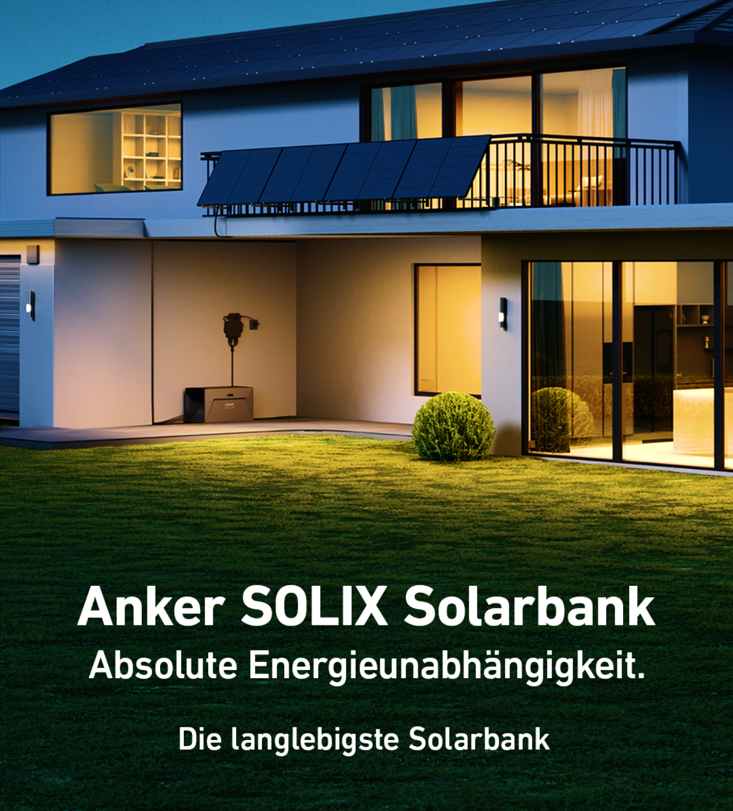 Anker Solix Solarbank E1600 mit APSystems EZ1-M Microwechselrichter (800W) inkl. 5m Netzanschlusskabel