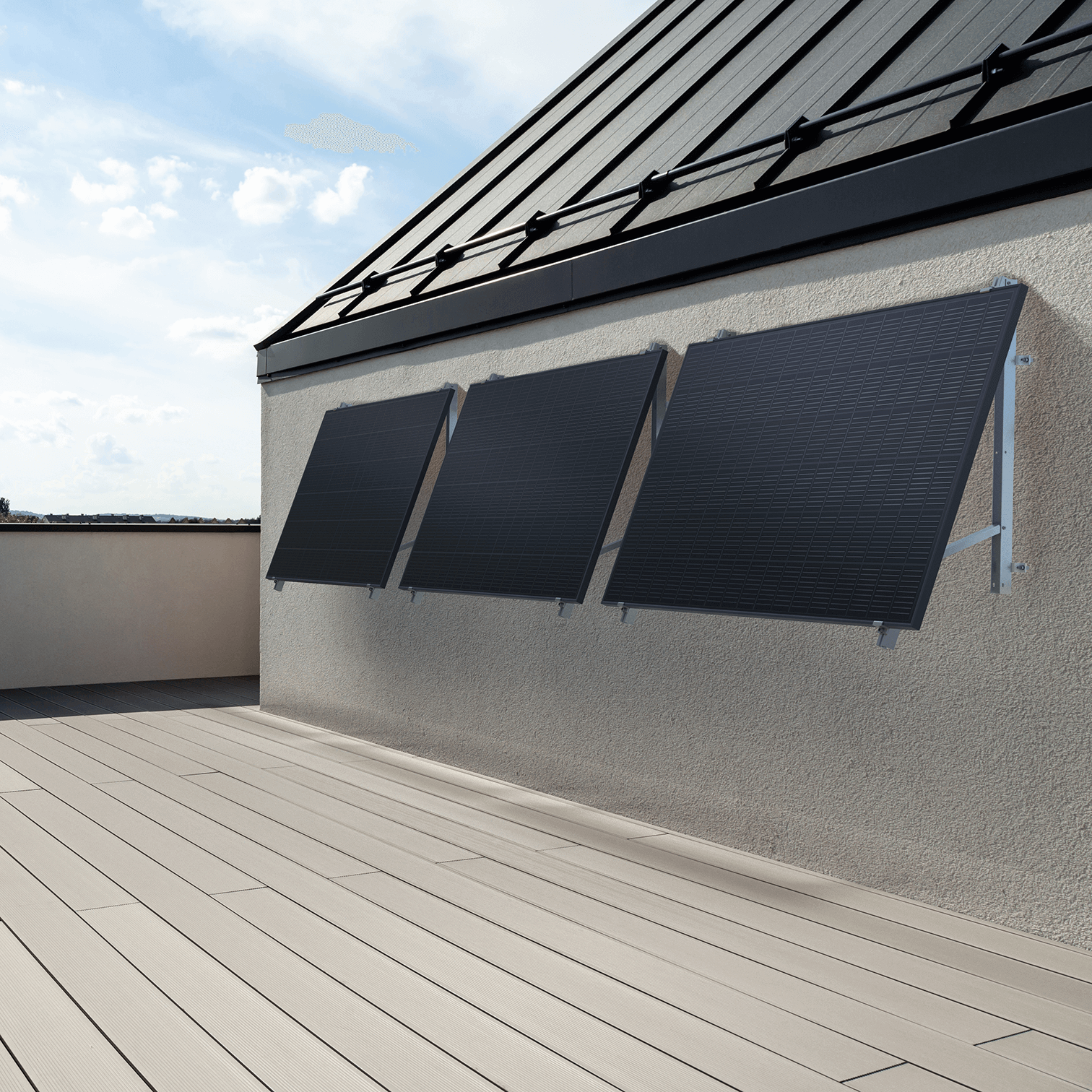 SolarLux Balkonkraftwerk Fassade