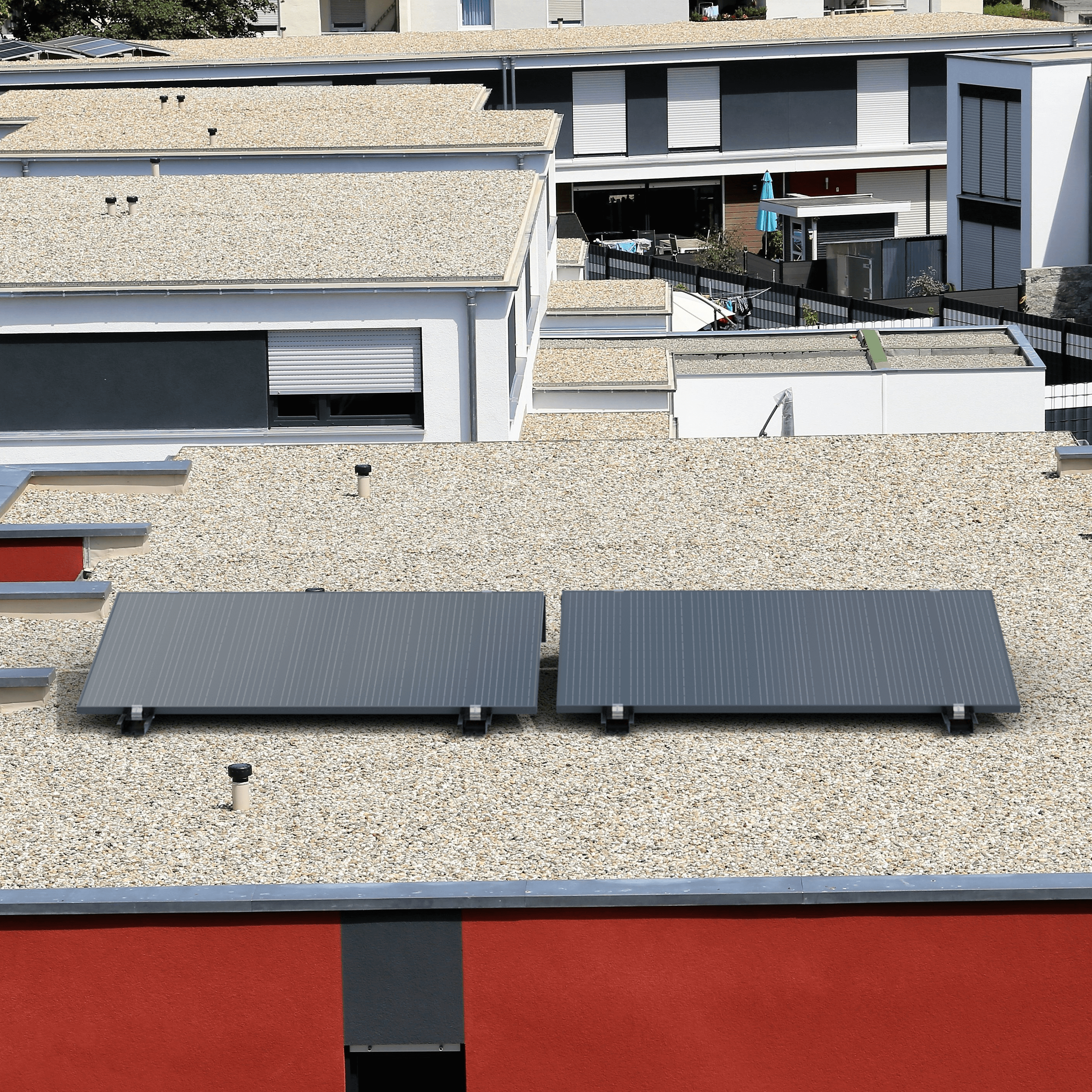 SolarLux Balkonkraftwerk Flachdach