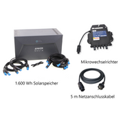 Anker Solix Solarbank E1600 mit APSystems EZ1-M Microwechselrichter (800W) inkl. 5m Netzanschlusskabel